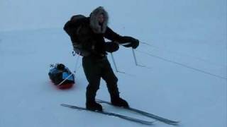 preview picture of video 'Kite Skiing in the Alaskan Arctic'
