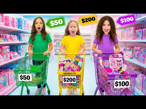 نايا vs ملك vs يارا تحدي السوبرماركت بلون واحد مين ربح ! 