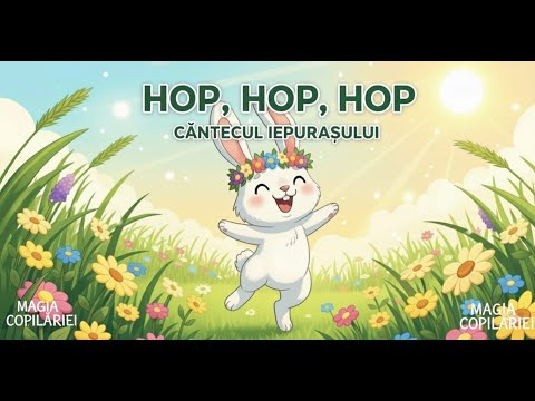 🎶 „Cântecelul iepurașului” – Hop, hop, hop! 🎶 The Bunny Hop Song