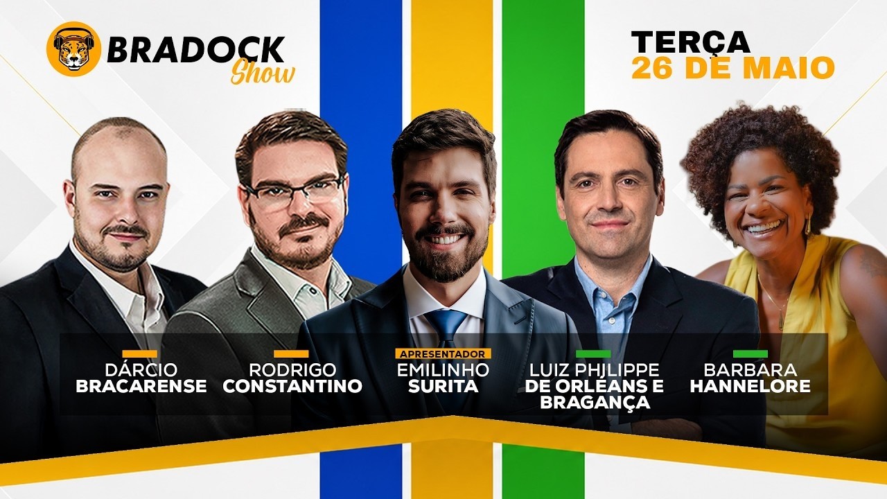 Bradock Show 26/05/26 - EMILINHO, CONSTANTINO, DÁRCIO BRACARENSE, LUIZ PHILIPPE E BARBARA HANNELORE