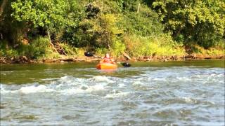preview picture of video 'Kayaking through the Fish Weir- Etowah River near Rome, GA'