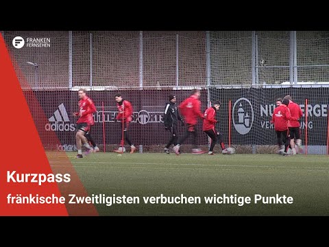 Kurzpass: Beide fränkischen Zweitligisten verbuchen wichtige Punkte