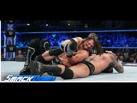 Wwe smackdown 7/03/2017 Randy Orton vs AJ Style
