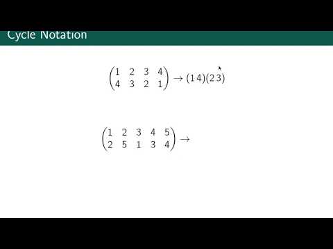 Introduction to Permutations, Part 2: Cycle Notation