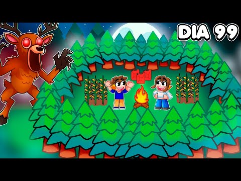 CONSTRUÍMOS a BASE MAIS SEGURA para 99 NOITES!