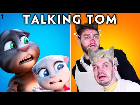 Scary Night - Talking Tom In Real Life | Compilation of Talking Tom's Funniest Scenes