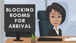 Blocking rooms for arrival at Front office | Training for hotels by Hoteltutor.com