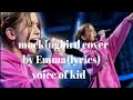 Mockingbird Eminem cover by Emma (lyrics)the original video on @TVKde