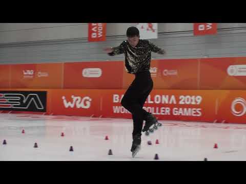 2019 WRG Inline Freestyle Classic Slalom JRM Qualification G2 1st Place Gu Kun Qi (CHN)