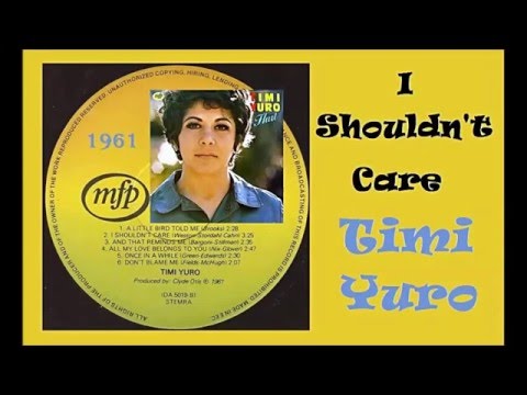 Timi Yuro - I Shouldn't Care 1961