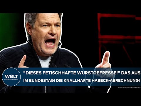 ROBERT HABECK: "Dieses fetischhafte Wurstgefresse!" Das Aus im Bundestag! Die knallharte Abrechnung!