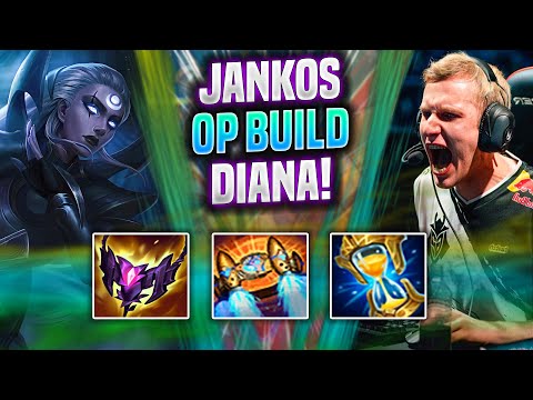 JANKOS IS UNSTOPPABLE WITH DIANA OP BUILD! - G2 Jankos Plays Diana Jungle vs Olaf! | Season 2022