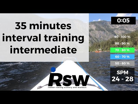 (20.02) 35min interval training - moderate (1.0)