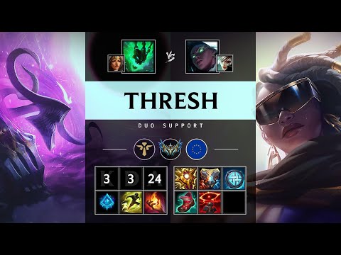 Thresh Support vs Senna - EUW Challenger Patch 25.13