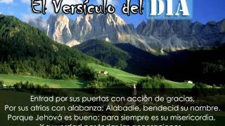 Miniatura del video: El versiculo del dia .com - Salmos 100 v4-5