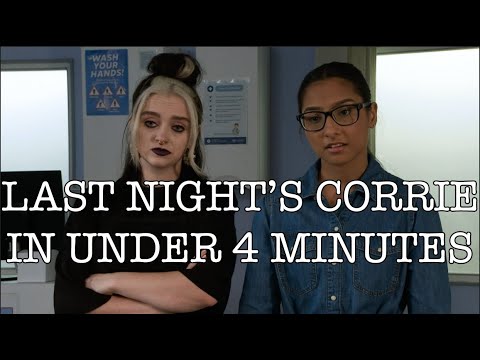 Last Night's Corrie in Under Four Minutes - 28 September 2022