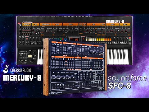Cherry Audio | Mercury-8 Synthesizer with SoundForce SFC-8 MIDI Controller
