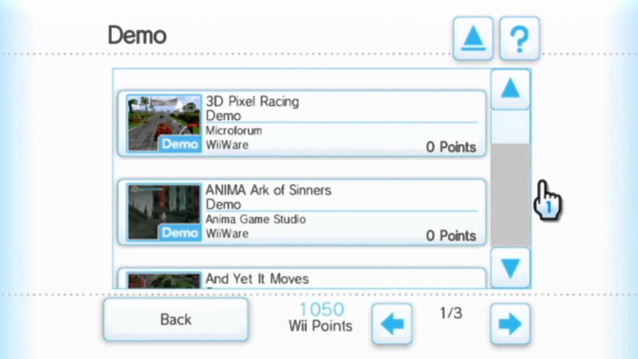 [WiiWare] European WiiWare Demos Return to Wii Shop