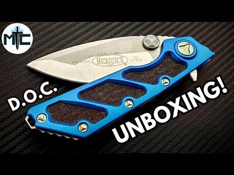 Microtech D.O.C. Folding Knife Unboxing - First Impressions