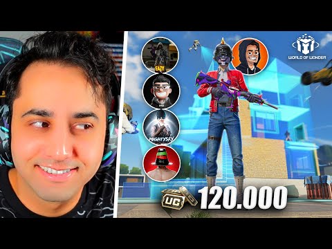 چلنج مقابل پابجی پارتنرها سر 120هزار یوسی