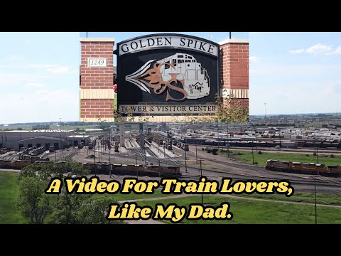 The WORLD'S LARGEST RAILYARD, Golden Spike Tower in North Platte, Nebraska!