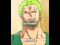 Peak Disrespect ONE PIECE EDIT ZORO EDIT ANIME Zoro Onepiece Luffy Sanji Edit Gojo