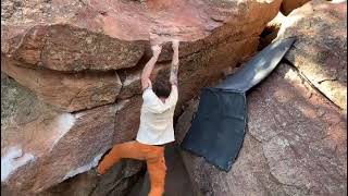 Video thumbnail of Curmudgeon, V6. Flagstaff