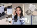 study vlog 🖇️ final exam week, 12AM library nights, too many notes + coffee, long & productive days