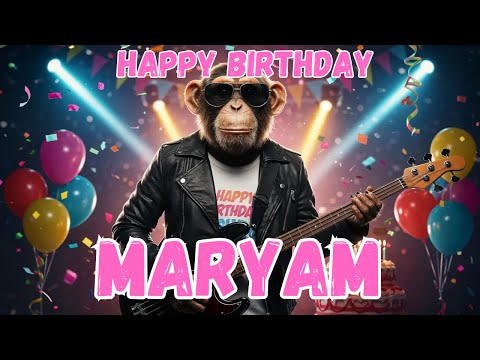 MARYAM Happy Birthday Song - Happy Birthday to Maryam