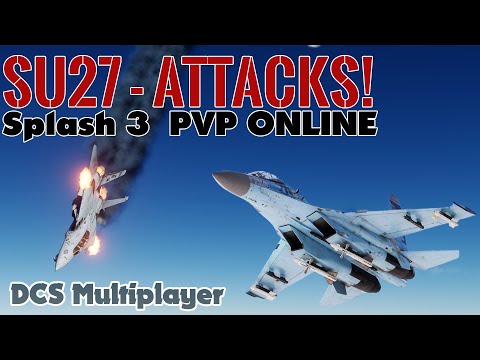 DCS Multiplayer - SU-27 how to win - Air to Air PVP Debrief 3 kills on growling sidewinder server