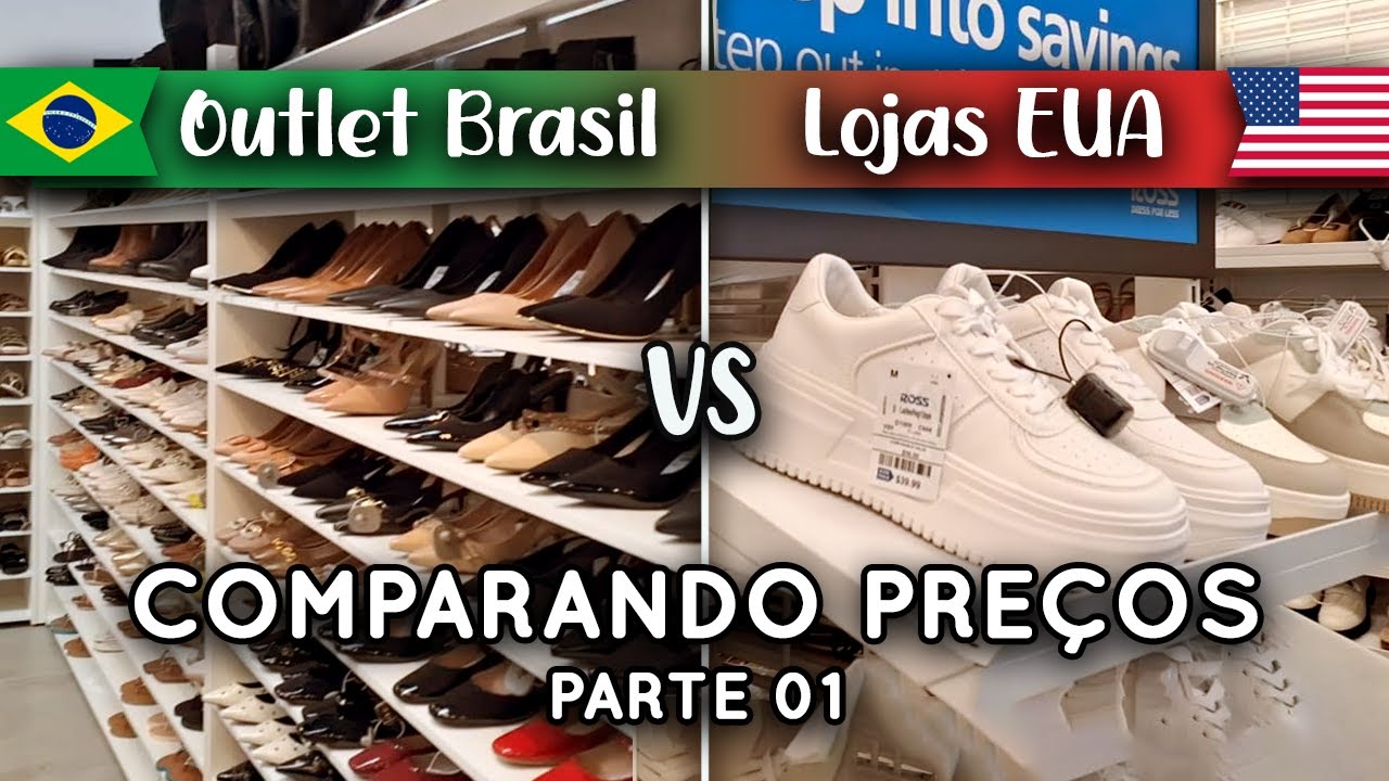 Outlet do Brasil vs Lojas de Orlando | Comparando preços em 2024