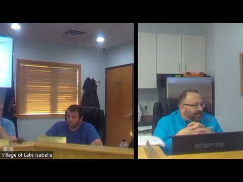 May 21st, 2024, Lake Isabella Village Council Meeting.