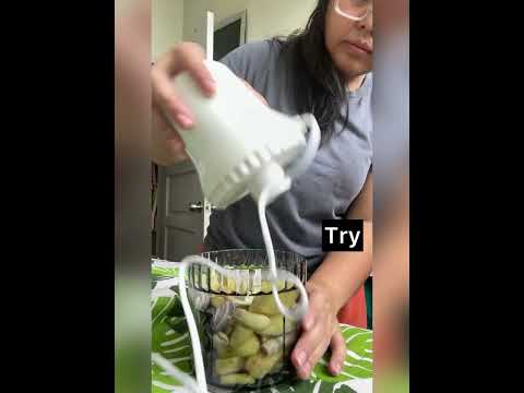 Unboxing, first using Chopper PHILIPS chopper HR1393