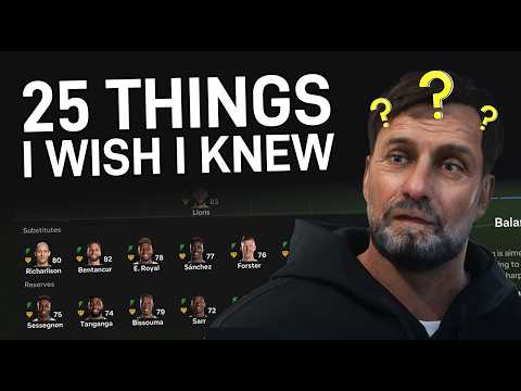 FC24 Career Mode Beginners Guide - Everything I Wish I Knew!