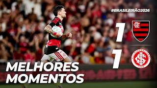 FLAMENGO 1 X 1 INTERNACIONAL | MELHORES MOMENTOS | BRASILEIRÃO (04/02/26)
