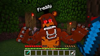 Download lagu ¡ENCONTRÉ A FREDDY EN EL BOSQUE EN MINECRAFT! 😱😭 | SRGATO ESCAPA DE FNAF! mp3