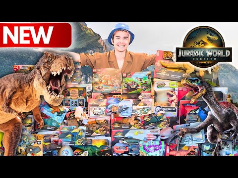 *UNBOXING* SO MANY JURASSIC WORLD MOVIE DINOSAURS!