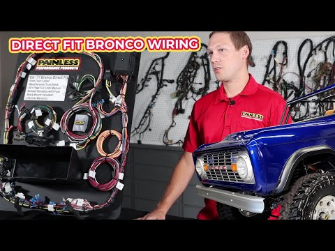 1966-1977 Ford Bronco - Direct Fit Wiring Harness from Painless