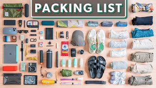 The Ultimate Vacation Packing List | 72 Essentials For Minimalist Carry On Travel