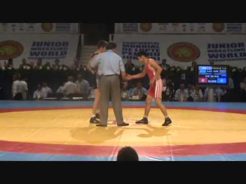JR WORLD GR: Gahramanli (AZE) dec. Sarsenbiyev (KAZ), 50 kg finals