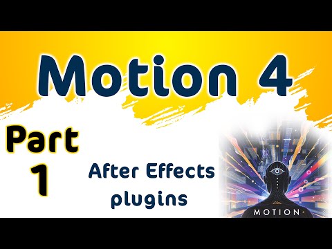 motion 4 After Effects plugins part 1