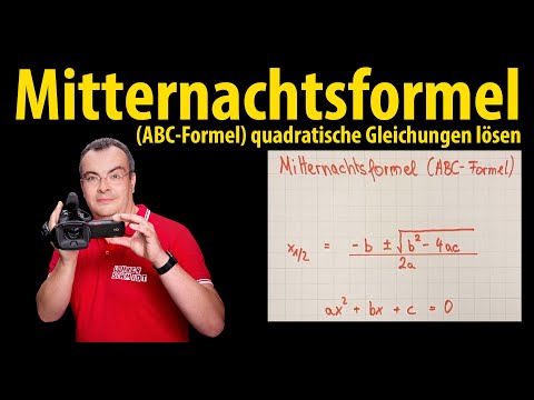 Quadratic formula (ABC formula) - solving quadratic equations
