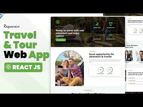 ✈️ React JS Tutorial - About Us Page Development | Download Full Source Code. Part 6