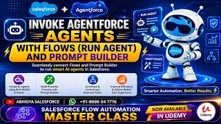 Invoke Agentforce Agents with Salesforce Flows (RUN AGENT) & Prompt Builder | Real-Time Use Case