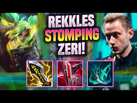 REKKLES STOMPING WITH ZERI! - KC Rekkles Plays Zeri ADC vs Sivir! | Season 2022
