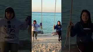 Download lagu Swing in the Beach😍#beach #beautiful #nature #trending #love #viral #romantic #alhudayriyat mp3