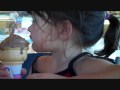 Faith Eating Ice Cream