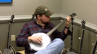 Video thumbnail for Banjo.com Video: Demo of a new Gold Tone AC-5 5-String Banjo by banjodotcom