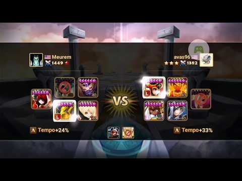 Ultimate Trasar| Verdehille| Wedjat| Velajuel Team comb. Meurem - Summoners War