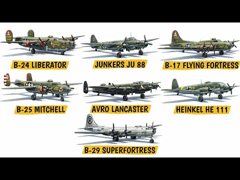 Every WW2 Bomber EXPLAINED in 13 Minutes